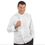 Veste de cuisine Manches longues ZIP Bilbao - Isacco blanc