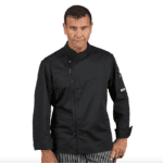 Veste de cuisine Manches longues ZIP Bilbao - Isacco noire